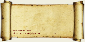 Alimpije Jugović vizit kartica